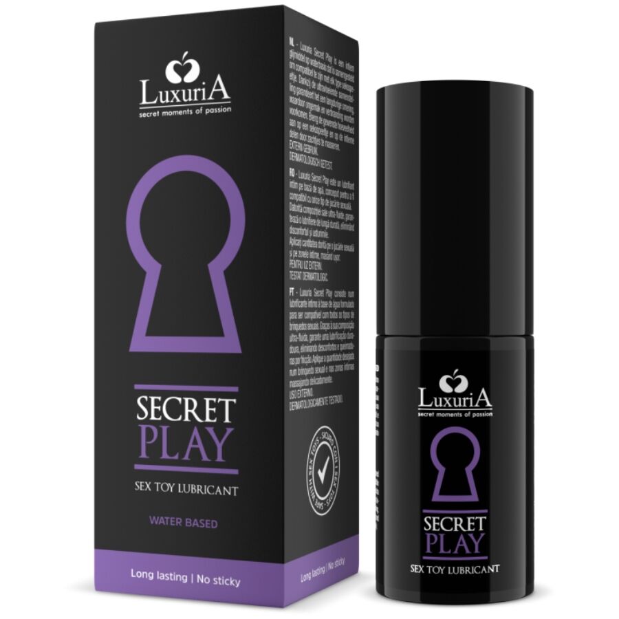 INTIMATELINE LUXURIA - LUBRICANTE PARA JUGUETES SECRET PLAY 30 ML INTIMATELINE LUXURIA