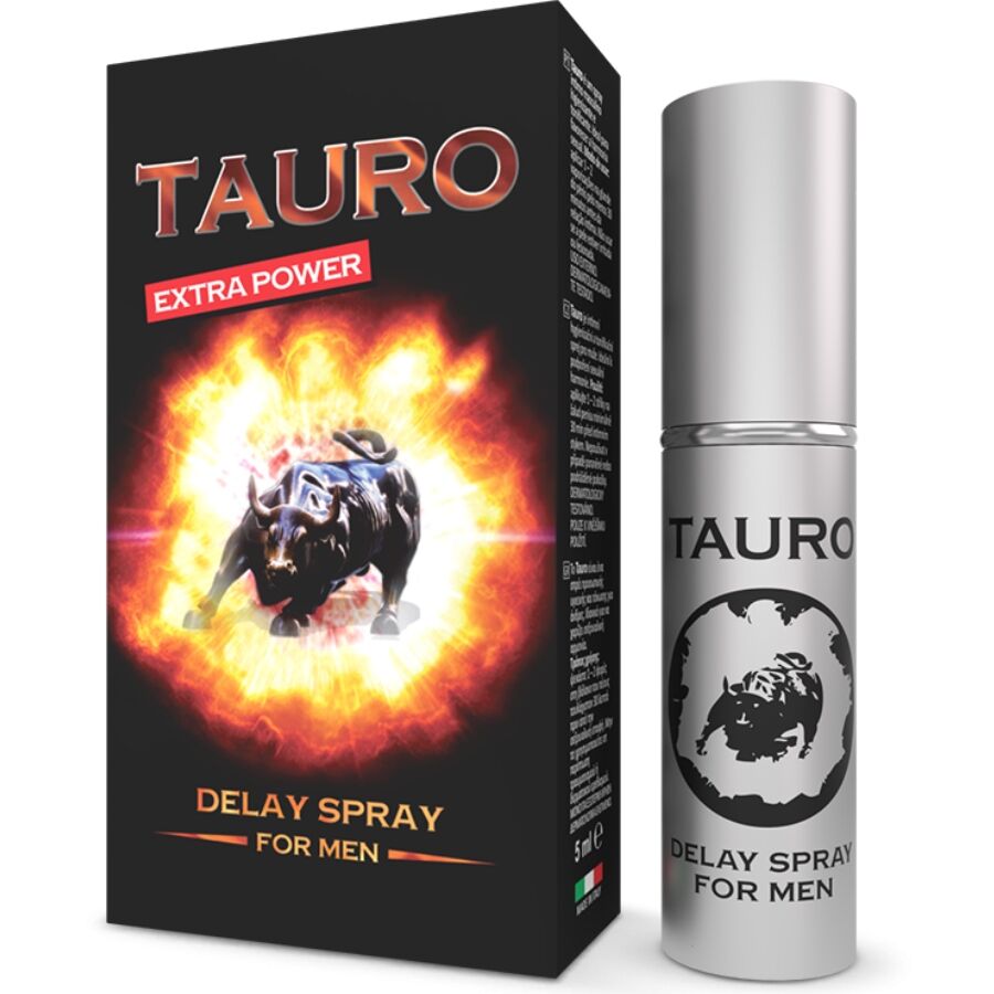 TAURO - EXTRA SPRAY RETARDANTE PARA HOMBRES 5 ML TAURO