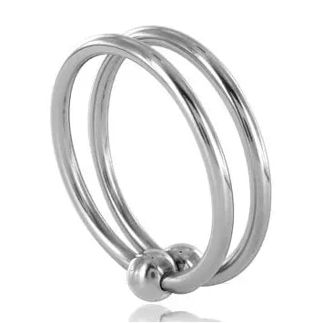 METAL HARD - DOUBLE GLANS RING 28MM METAL HARD