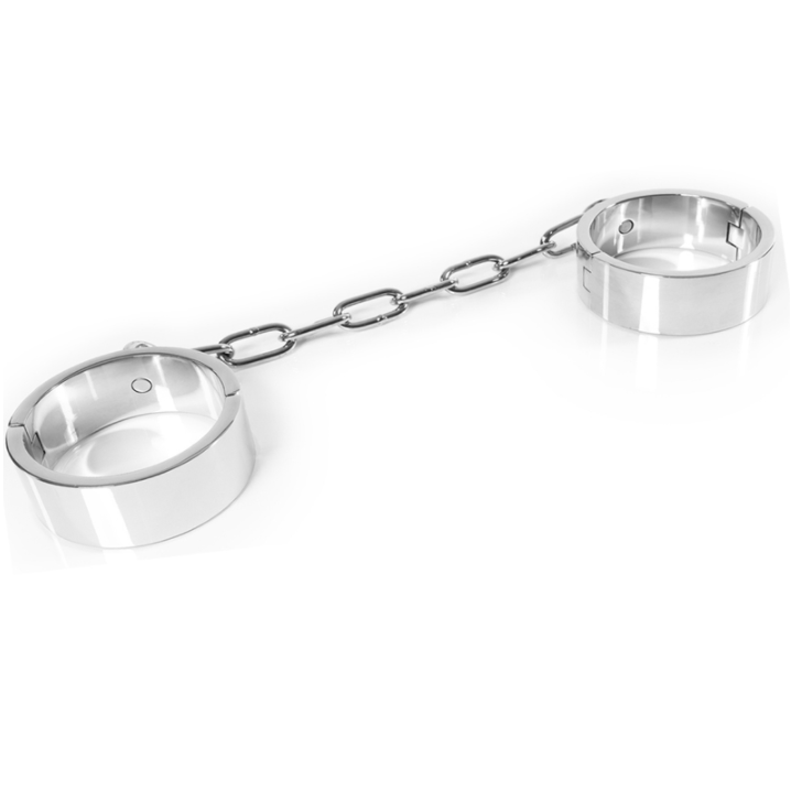 METAL HARD - ESPOSAS TOBILLO CON LLAVE ALLEN SUMISIÓN BDSM METAL HARD