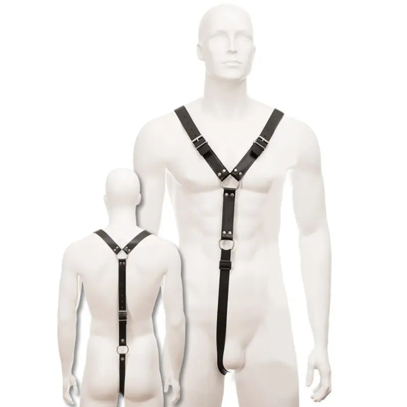 LEATHER BODY - HARNESS MEN NEGRO LEATHER BODY