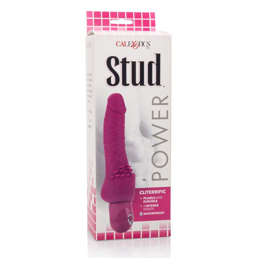 CALEXOTICS - POWER STUD CLITERRIFIC VIBRADOR ROSA CALEXOTICS