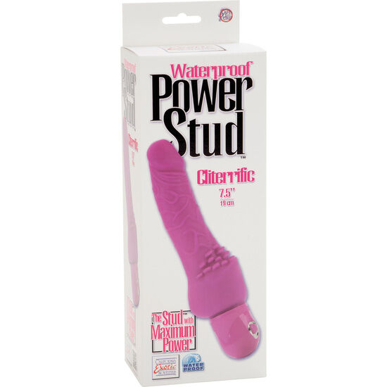 CALEXOTICS - POWER STUD CLITERRIFIC VIBRADOR ROSA CALEXOTICS