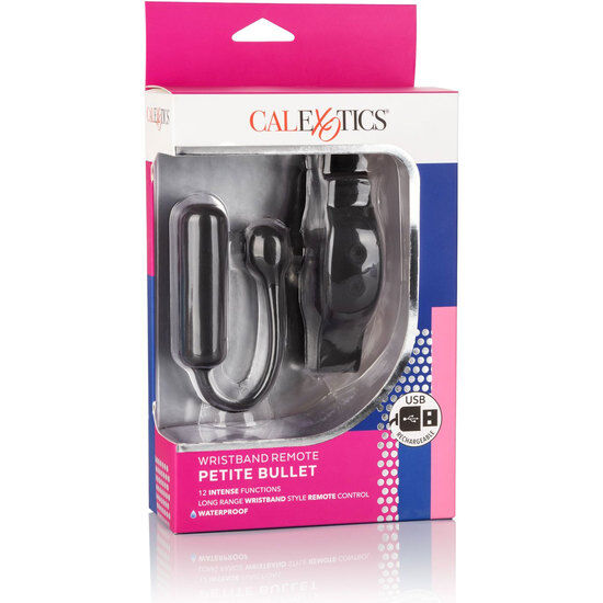 CALEXOTICS - BALA VIBRADORA PEQUEÑA CON PULSERA DE CONTROL CALEXOTICS