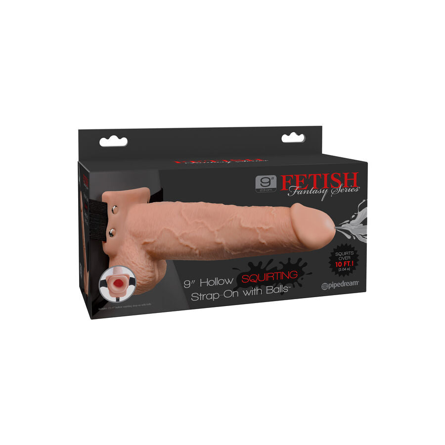 FETISH FANTASY SERIES - ARNÉS CON PENE REALÍSTICO EYACULADOR 22,9CM FETISH FANTASY SERIES