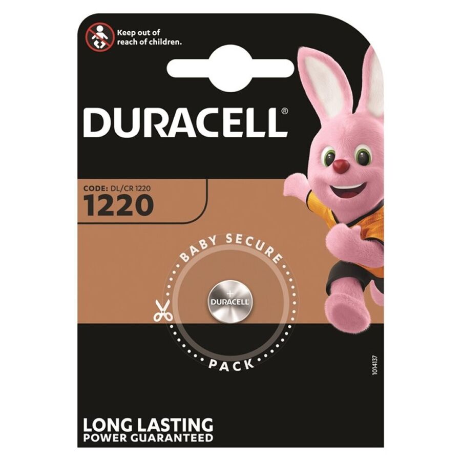 DURACELL - PILA BOTON LITIO CR1220 3V BLISTER*1 DURACELL