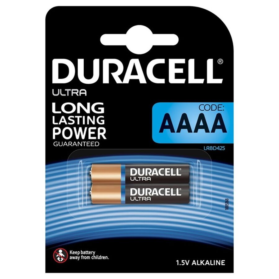 DURACELL - ULTRA POWER PILA ALCALINA AAAA MX2500 1,5V BLISTER*2 DURACELL