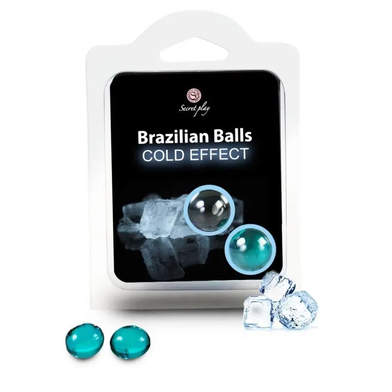 SECRETPLAY - BRAZILIAN BALLS EFECTO FRIO 2 UNIDADES SECRETPLAY COSMETIC