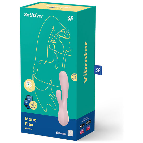 SATISFYER MONO FLEX ROSA CON APP SATISFYER CONNECT