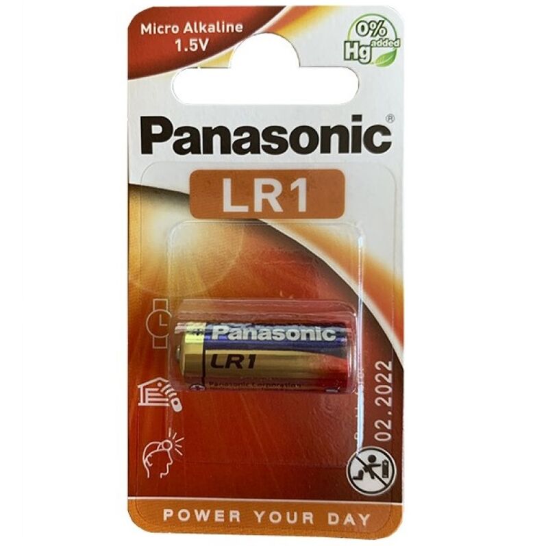 PANASONIC - PILA ALCALINA LR1 1.5V BLISTER 1 UNIDAD PANASONIC
