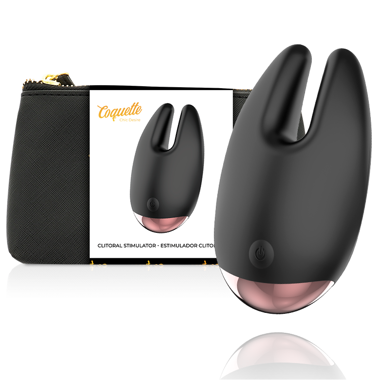 COQUETTE CHIC DESIRE - ESTIMULADOR CLÍTORIS NEGRO / GOLD COQUETTE TOYS