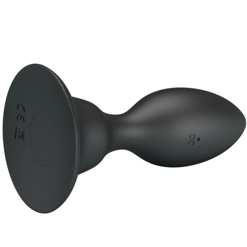 MR PLAY - PLUG ANAL CON VIBRACIÓN NEGRO CONTROL REMOTO MR PLAY