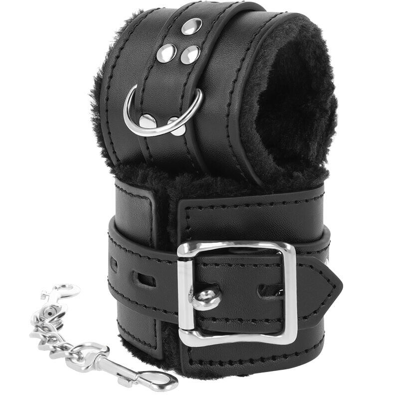 DARKNESS - ESPOSAS BDSM FORRADAS EN NEGRO DARKNESS BONDAGE