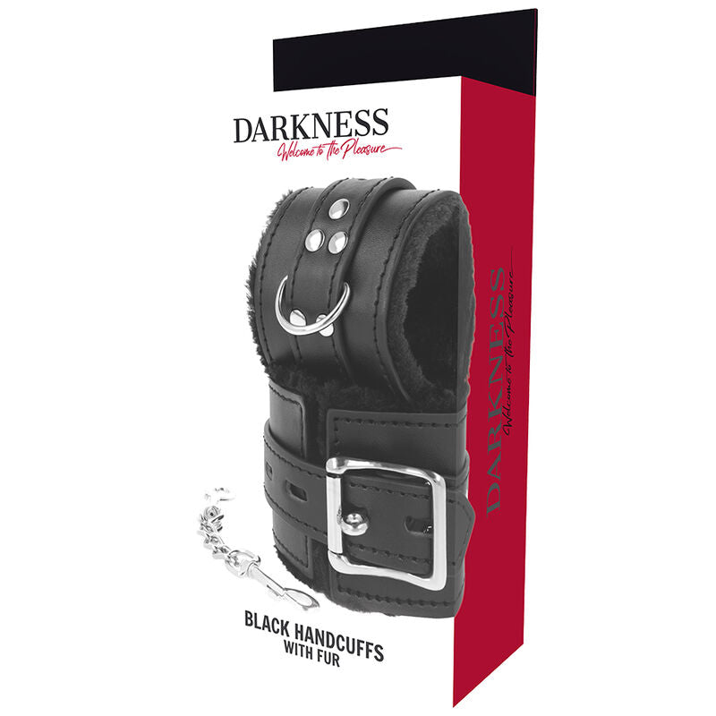 DARKNESS - ESPOSAS BDSM FORRADAS EN NEGRO DARKNESS BONDAGE