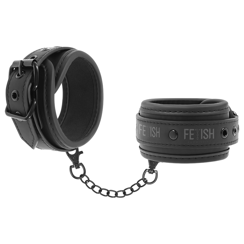 FETISH SUBMISSIVE - ESPOSAS CUERO VEGANO CON FORRO DE NOPRENO FETISH SUBMISSIVE BONDAGE