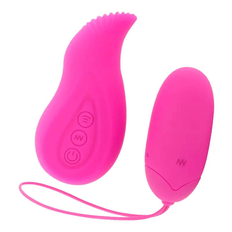 MORESSA - EDGAR SET DUO HUEVO REMOTO Y MANDO CON VIBRACIÓN INCORPORADA PREMIUM SILICONE CONTROL REMOTO MORESSA
