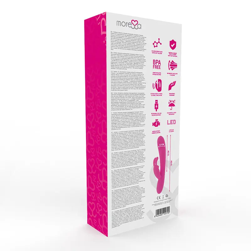 MORESSA - GINO TICKLING VAGINAL PREMIUM SILICONE RECARGABLE MORESSA