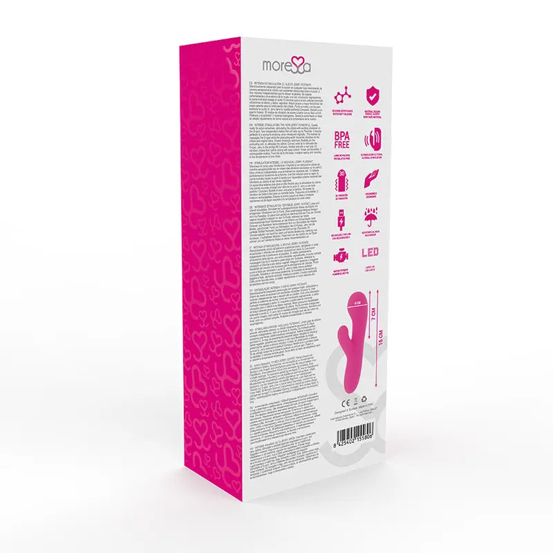 MORESSA - JERRY CLIP VIBRADOR PUNTO G Y CLITORIS PREMIUM SILICONE RECARGABLE MORESSA
