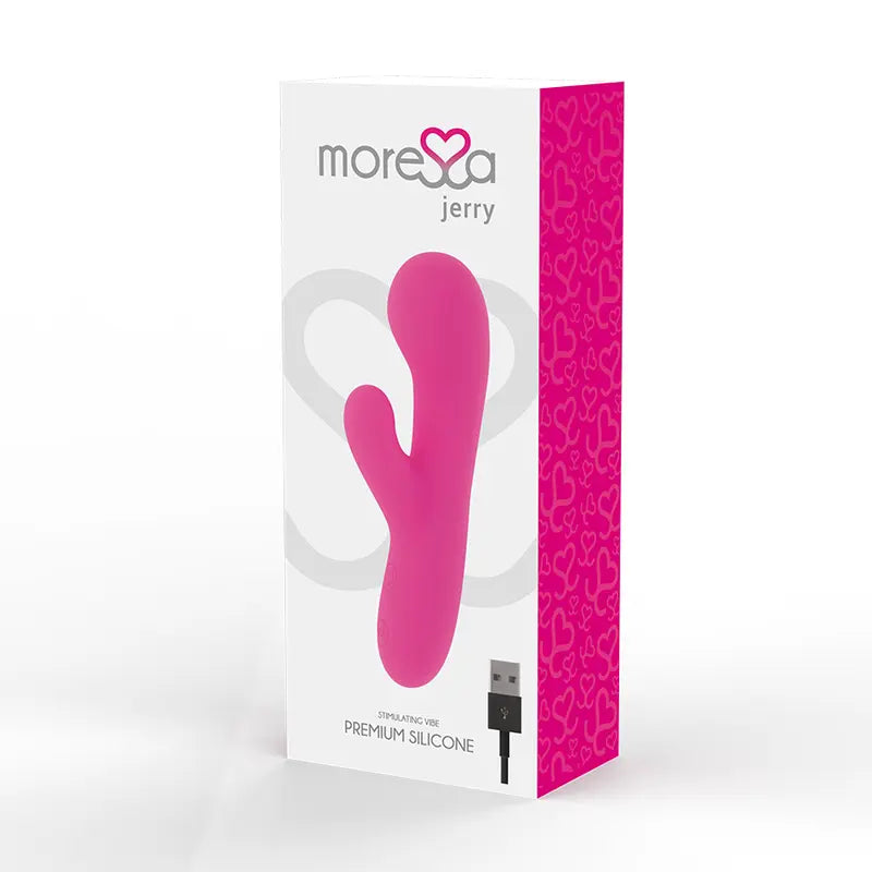 MORESSA - JERRY CLIP VIBRADOR PUNTO G Y CLITORIS PREMIUM SILICONE RECARGABLE MORESSA