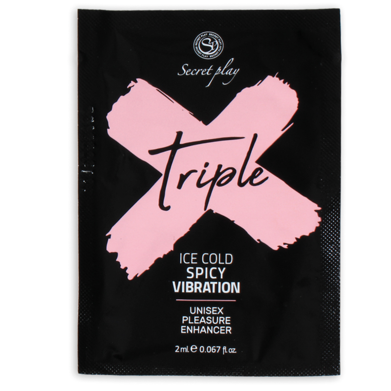 SECRETPLAY - MONODOSIS TRIPLE X INTENSIFICADOR PLACER SECRETPLAY COSMETIC