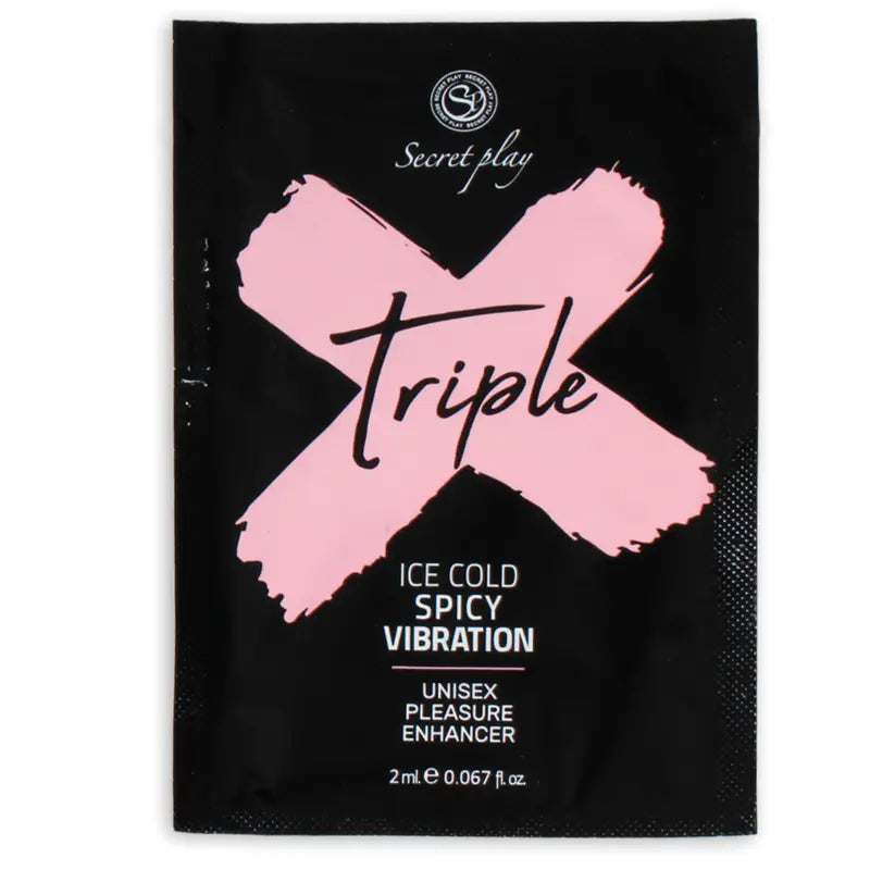 SECRETPLAY - MONODOSIS TRIPLE X INTENSIFICADOR PLACER SECRETPLAY COSMETIC
