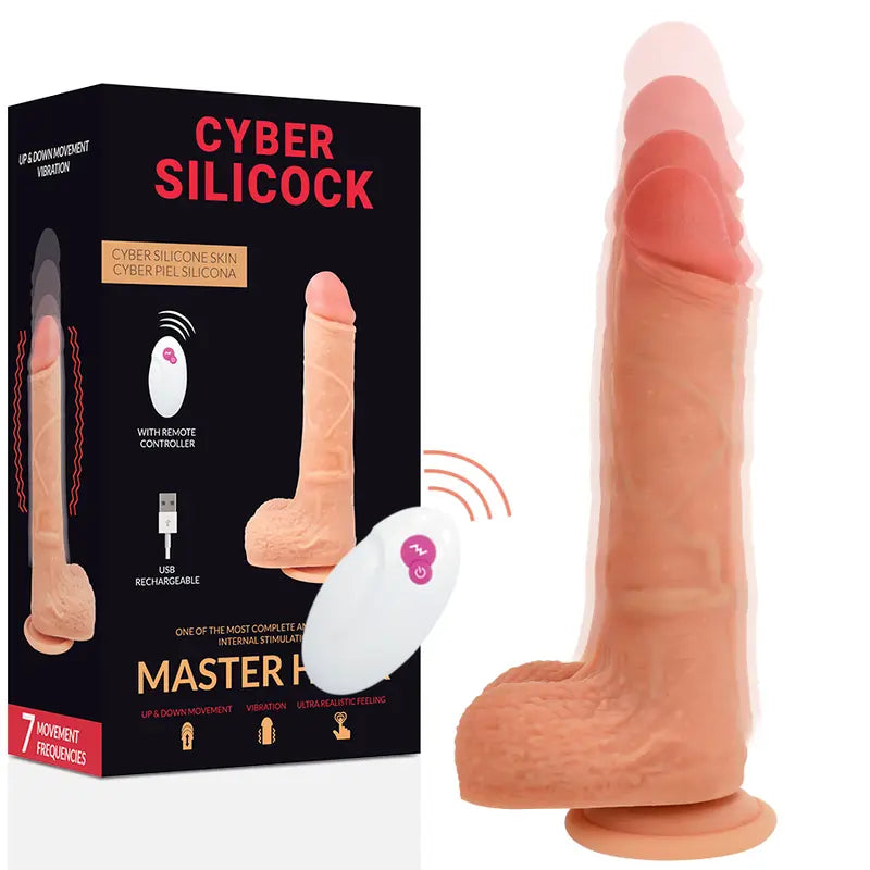 CYBER SILICOCK - REALISTICO CONTROL REMOTO MASTER HUCK 20.9 CM -O- 4 CM CYBER SILICOCK