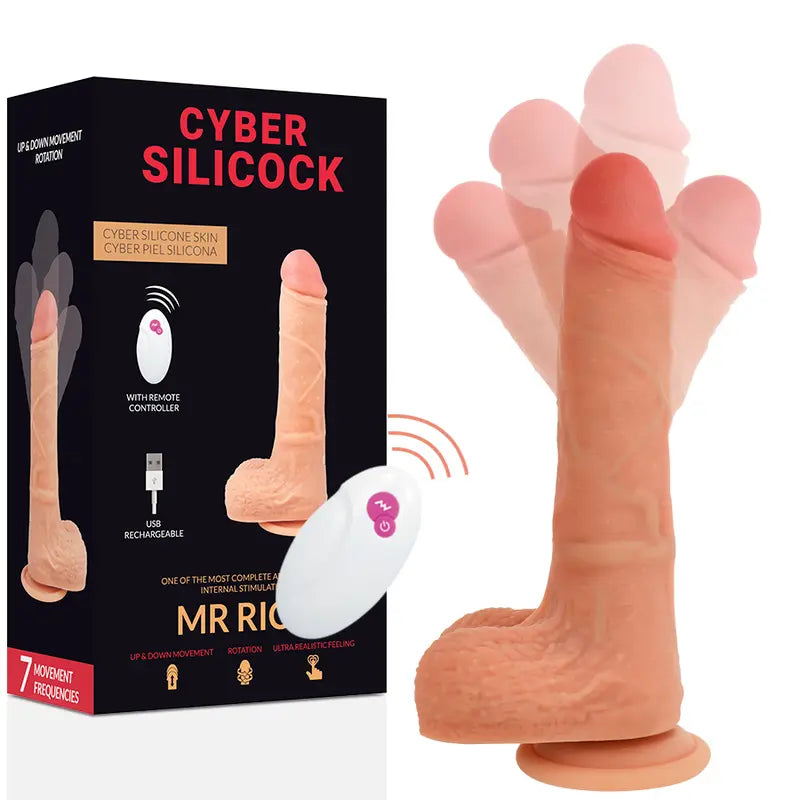 CYBER SILICOCK - REALISTICO CONTROL REMOTO MR RICK 20.9 CM -O- 4 CM CYBER SILICOCK
