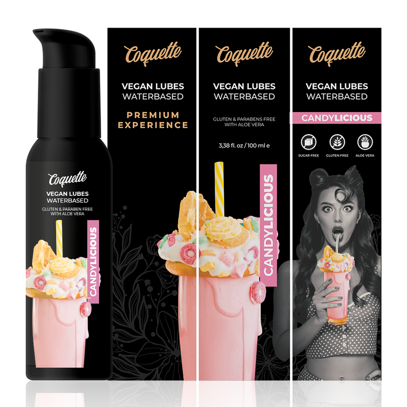 COQUETTE CHIC DESIRE - PREMIUM EXPERIENCE LUBRICANTE VEGANO CANDYLICIOUS 100ML COQUETTE COSMETICS