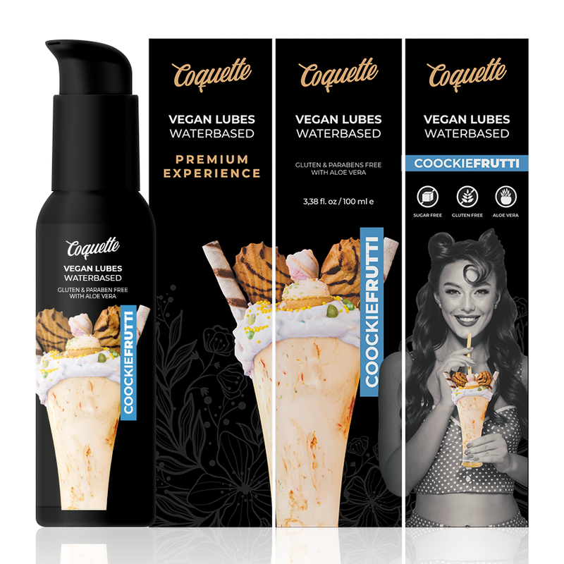 COQUETTE CHIC DESIRE - PREMIUM EXPERIENCE LUBRICANTE VEGANO COOKIEFRUTTI 100ML COQUETTE COSMETICS