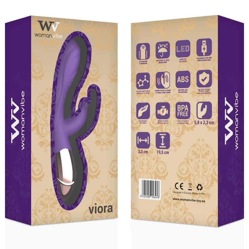 WOMANVIBE - VIORA VIBRADOR RECARGABLE SILICONA WOMANVIBE