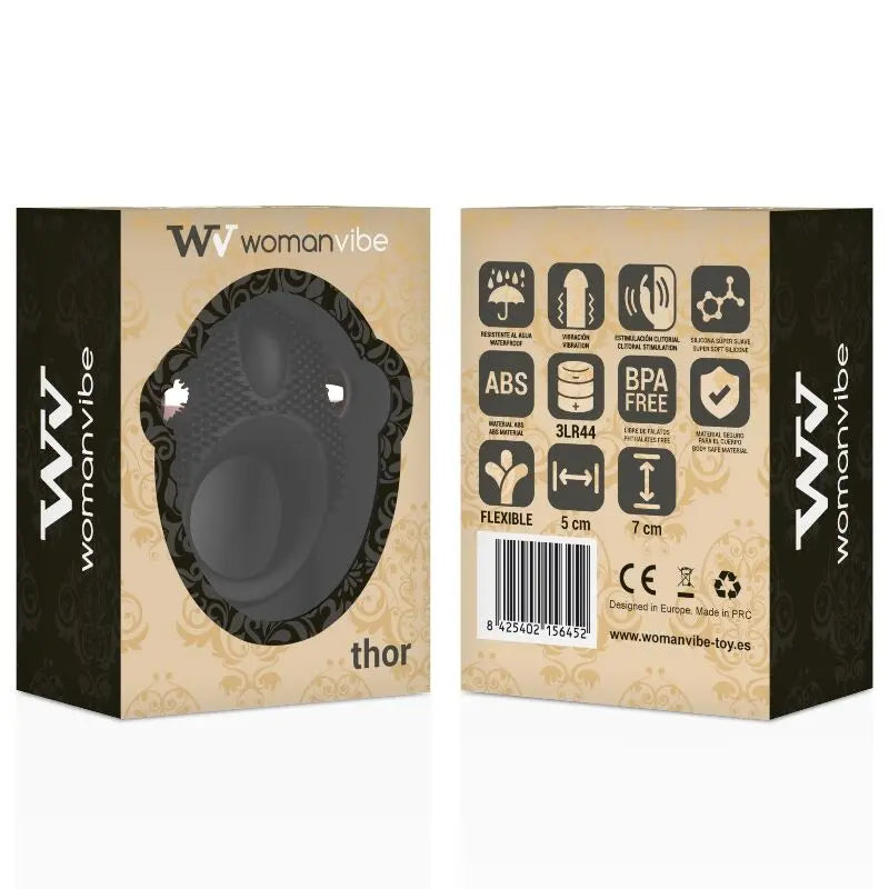 WOMANVIBE - THOR ANILLO VIBRADOR SILICONA WOMANVIBE