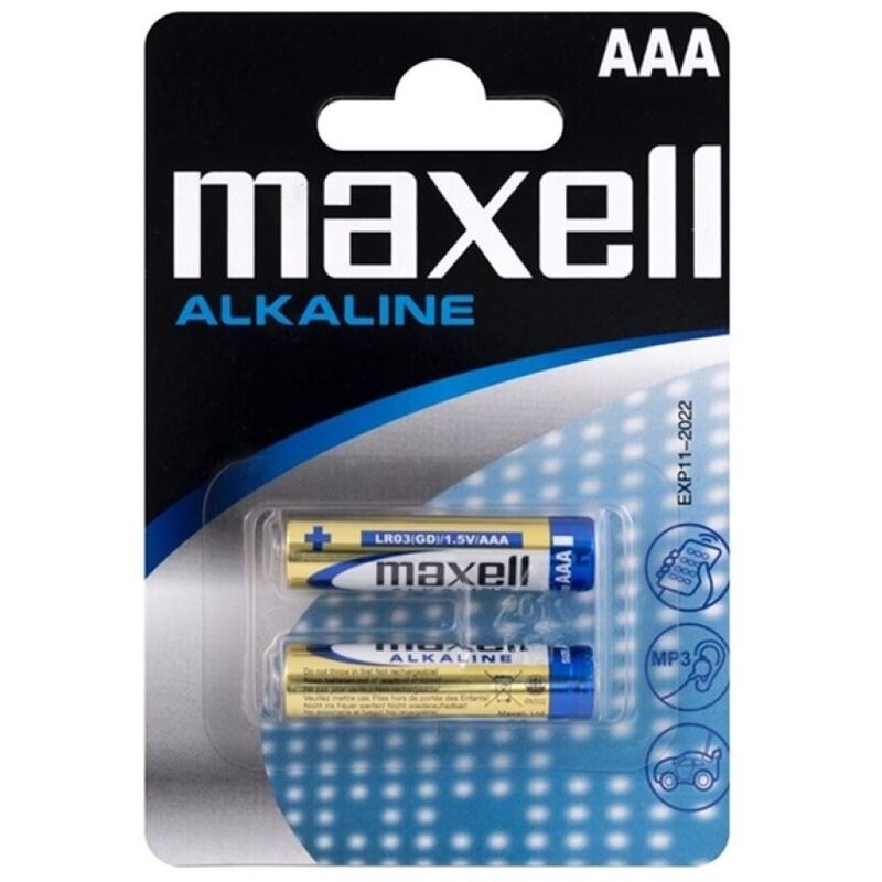 MAXELL - PILA ALCALINA AAA LR03 BLISTER*2 MAXELL