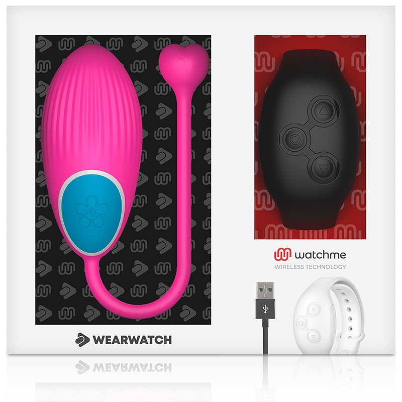 WEARWATCH - HUEVO CONTROL REMOTO TECHNOLOGY WATCHME FUCSIA / AZABACHE WEARWATCH