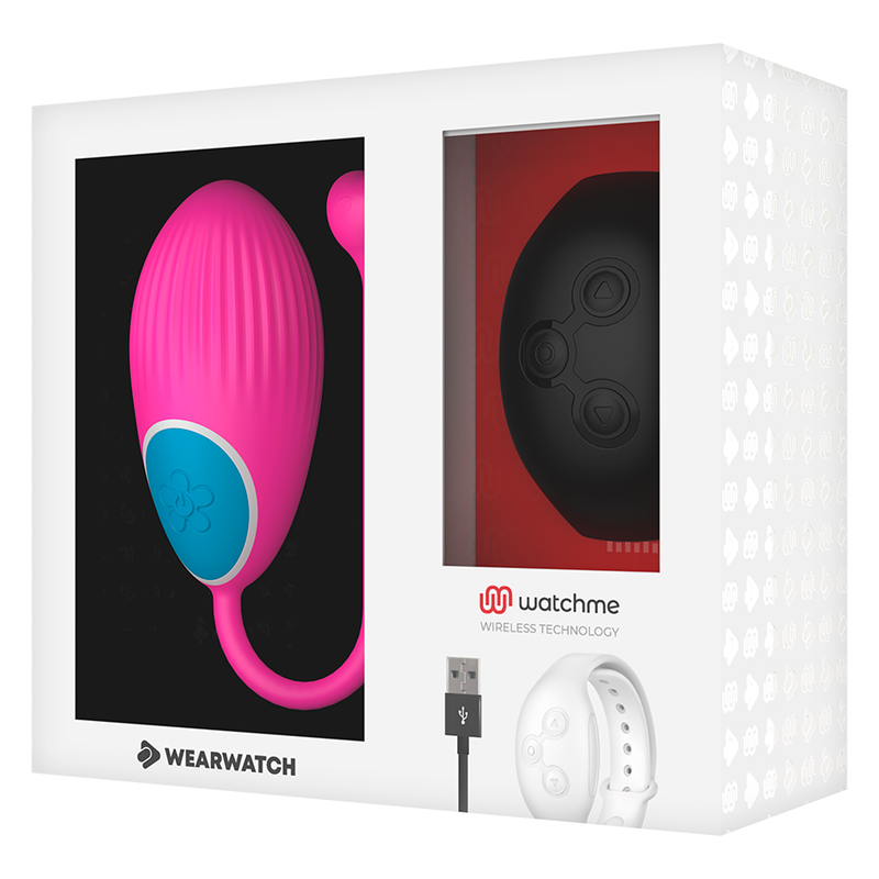 WEARWATCH - HUEVO CONTROL REMOTO TECHNOLOGY WATCHME FUCSIA / AZABACHE WEARWATCH