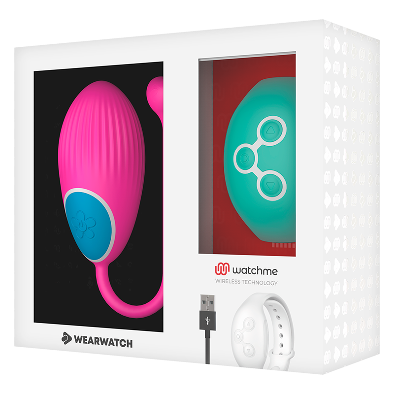 WEARWATCH - HUEVO CONTROL REMOTO TECHNOLOGY WATCHME FUCSIA / AGUA MARINA WEARWATCH