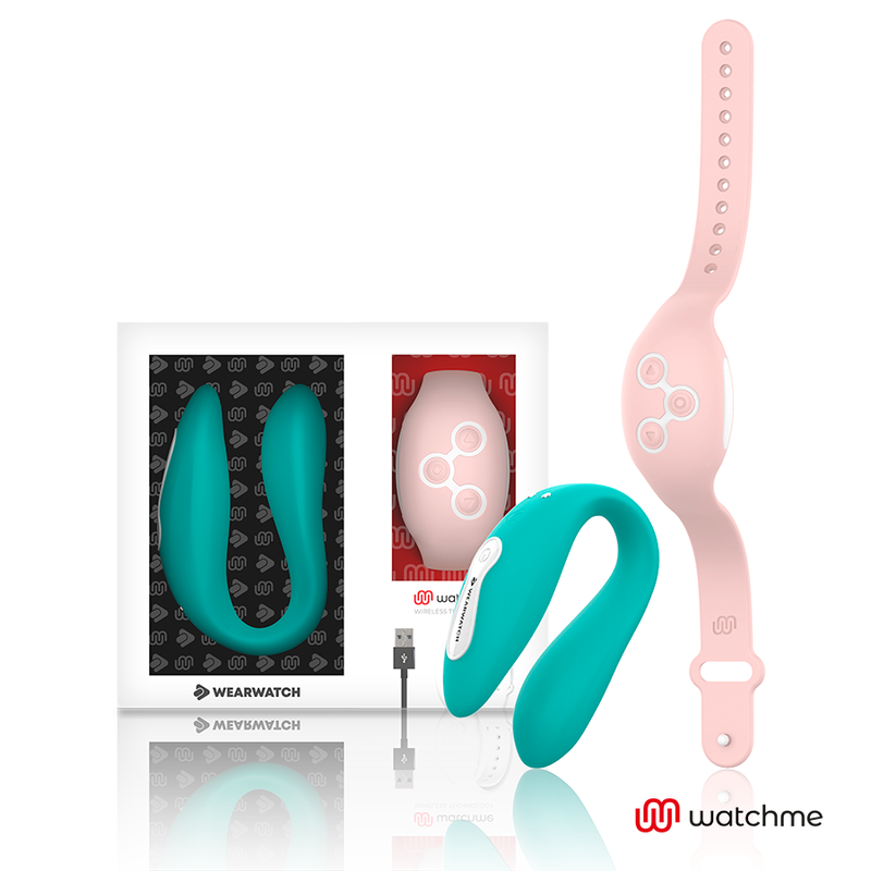WEARWATCH - VIBRADOR DUAL TECHNOLOGY WATCHME AGUA MARINA / ROSA WEARWATCH