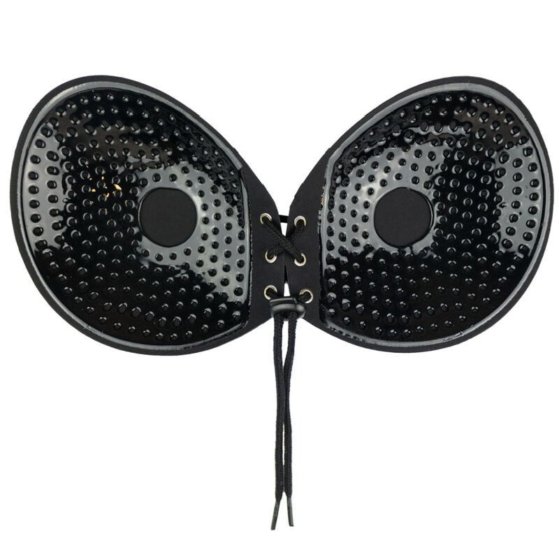 BYE-BRA - SUJETADOR ADHESIVO ENTRELAZADO NEGRO COPA A BYE BRA - BRAS
