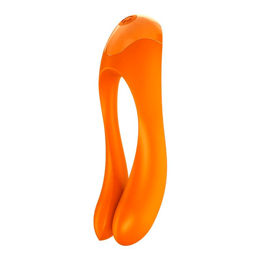 SATISFYER - CANDY CANE VIBRADOR DEDO NARANJA SATISFYER VIBRATOR