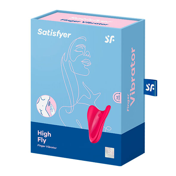 SATISFYER - HIGH FLY VIBRADOR DEDAL FUCHSIA SATISFYER VIBRATOR