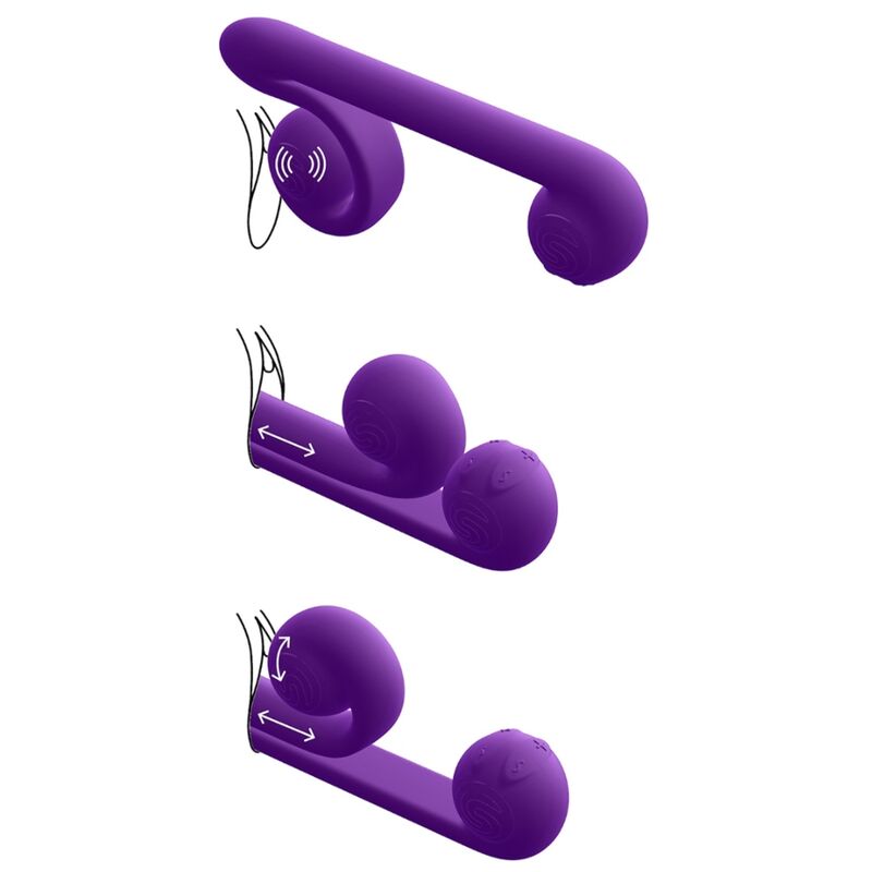 SNAIL VIBE - VIBRADOR MULTIACCION LILA SNAIL VIBE