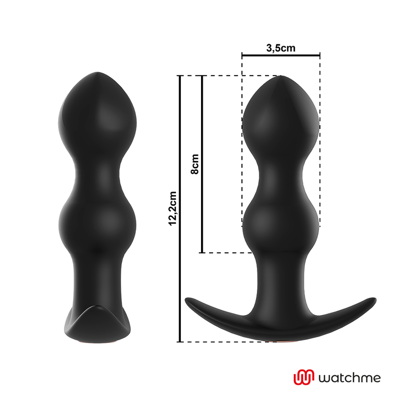 ANBIGUO - WATCHME CONTROL REMOTO PLUG VIBRADOR ANAL TIBERIO ANBIGUO