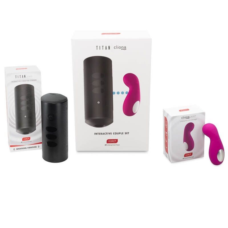 KIIROO - TITAN Y CLIONA SET PAREJAS LILA KIIROO