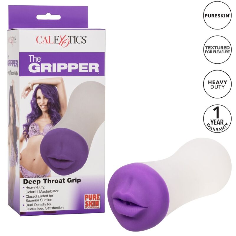 CALEXOTICS - DEEP THROAT GRIP MASTURBADOR BOCA CALEXOTICS