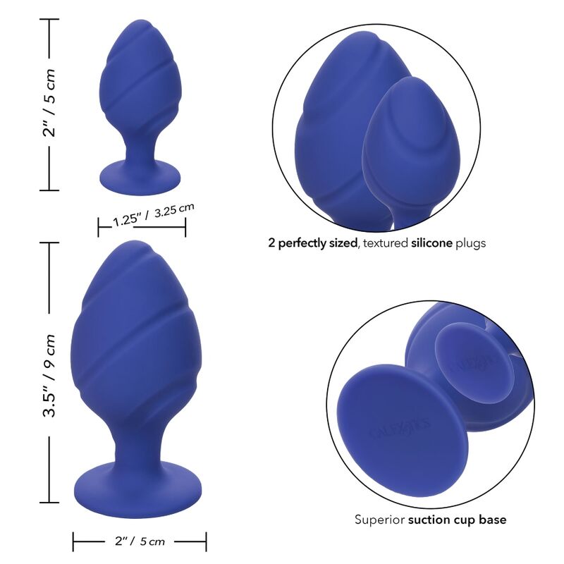 CALEXOTICS - CHEEKY PLUGS ANALES LILA CALEXOTICS