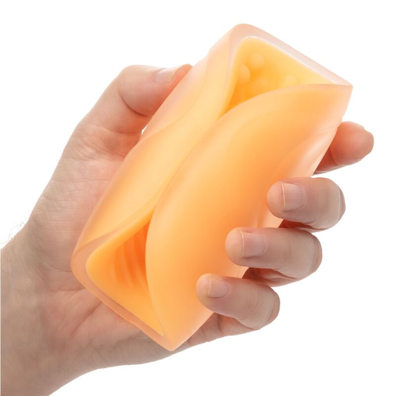 CALEXOTICS - BEADED GRIP MASTURBADOR TEXTURADO NARANJA CALEXOTICS