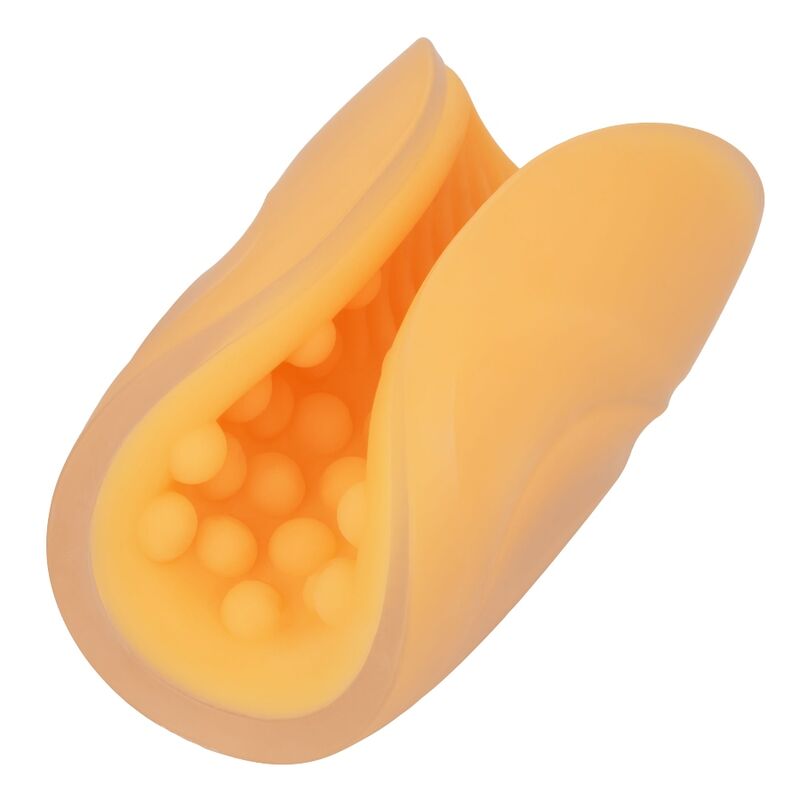 CALEXOTICS - BEADED GRIP MASTURBADOR TEXTURADO NARANJA CALEXOTICS