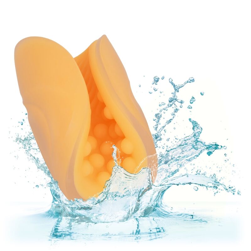 CALEXOTICS - BEADED GRIP MASTURBADOR TEXTURADO NARANJA CALEXOTICS