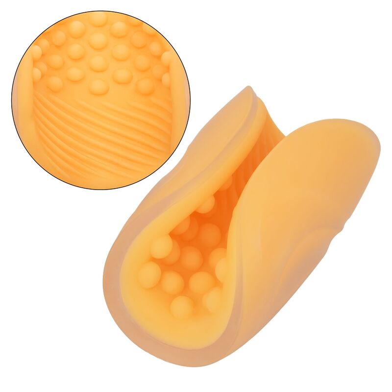 CALEXOTICS - BEADED GRIP MASTURBADOR TEXTURADO NARANJA CALEXOTICS
