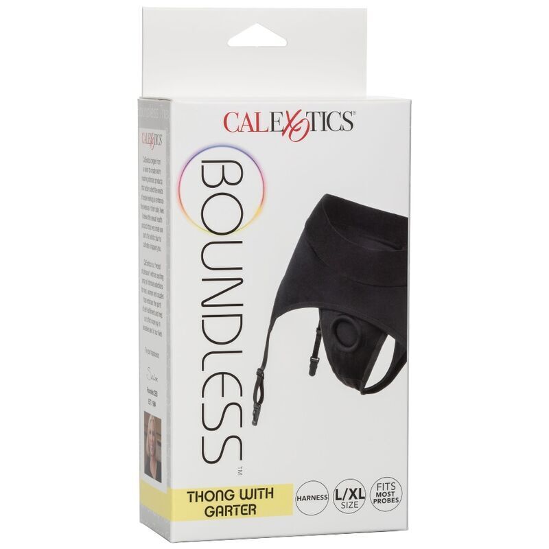 CALEXOTICS - BOUNDLESS ARNÉS TANGA CON LIGUERO S/M CALEXOTICS