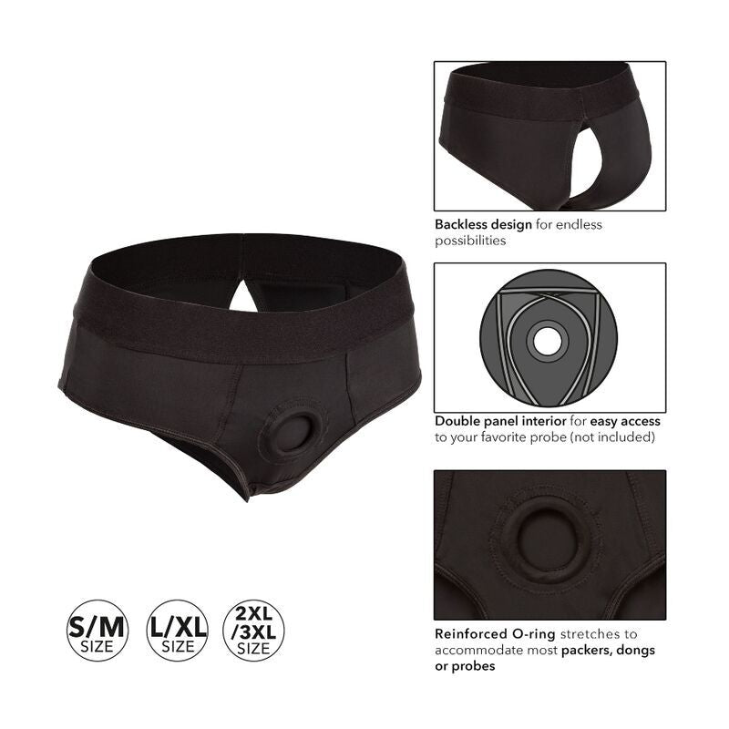 CALEXOTICS - BOUNDLESS ARNÉS CALZONCILLO CON ABERTURA TRASERA S/M CALEXOTICS